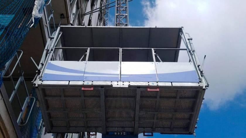 Plataforma de transporte con doble cabina