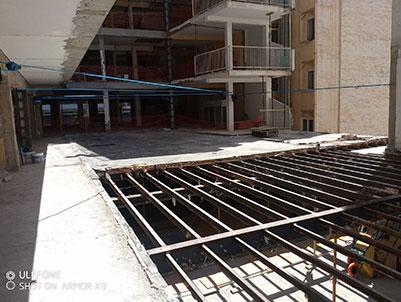 Ático de edificio en obras